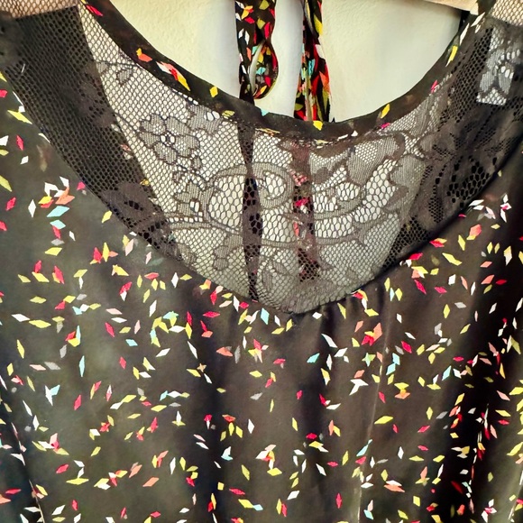 Confetti Print Fit and Flare Party Dress - Picture 8 of 13